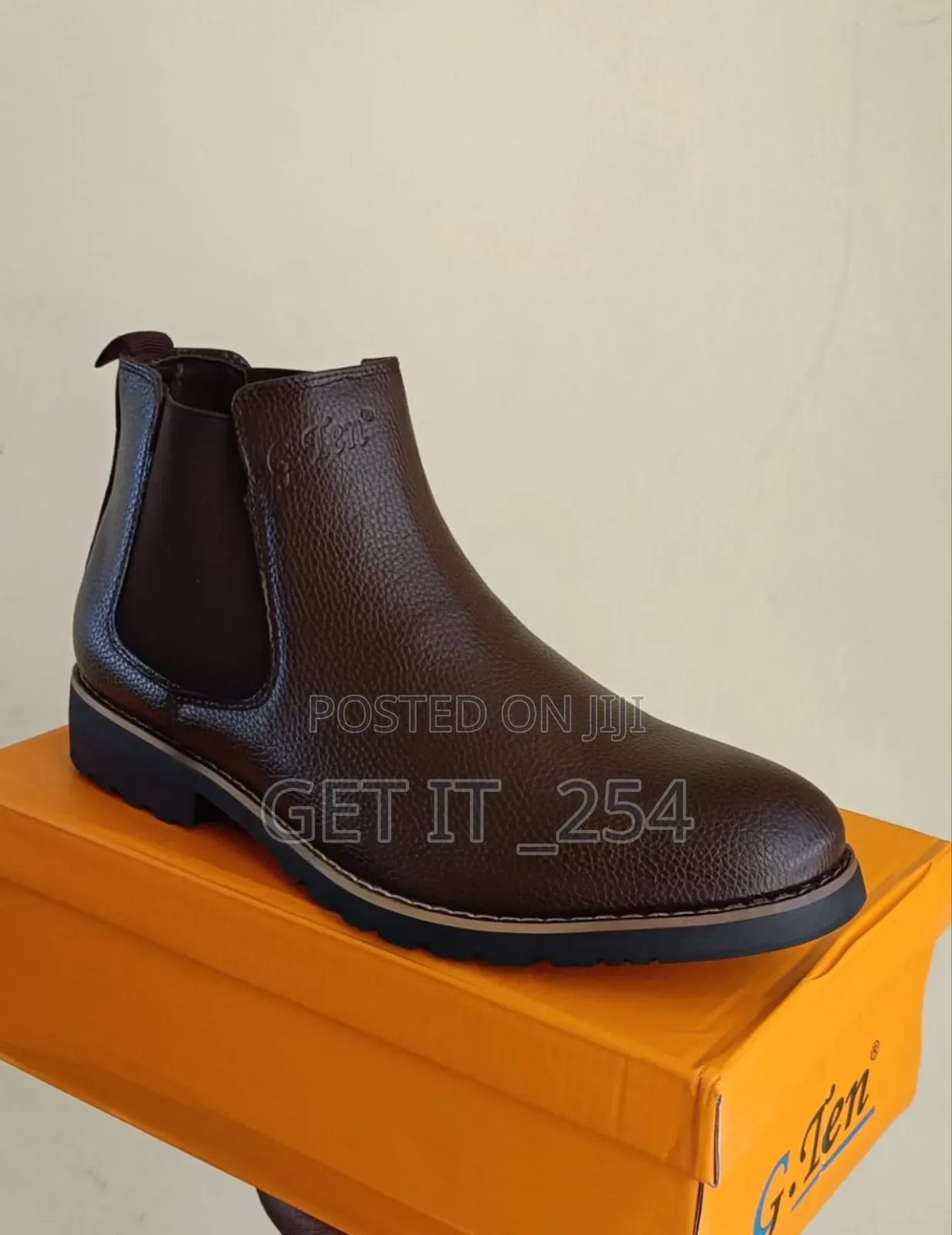 *G_ten Leather Boots* *Code Js62_3* 