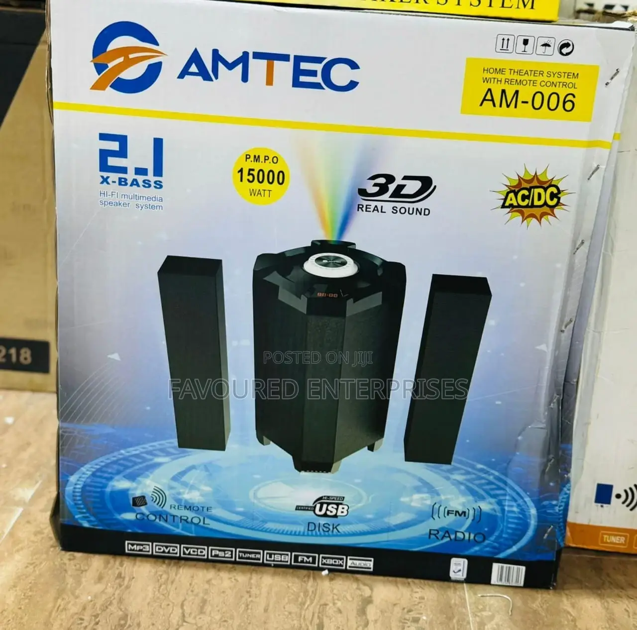 Amtec Am-006 Wireless Bluetooth Enabled Sound System 15000W