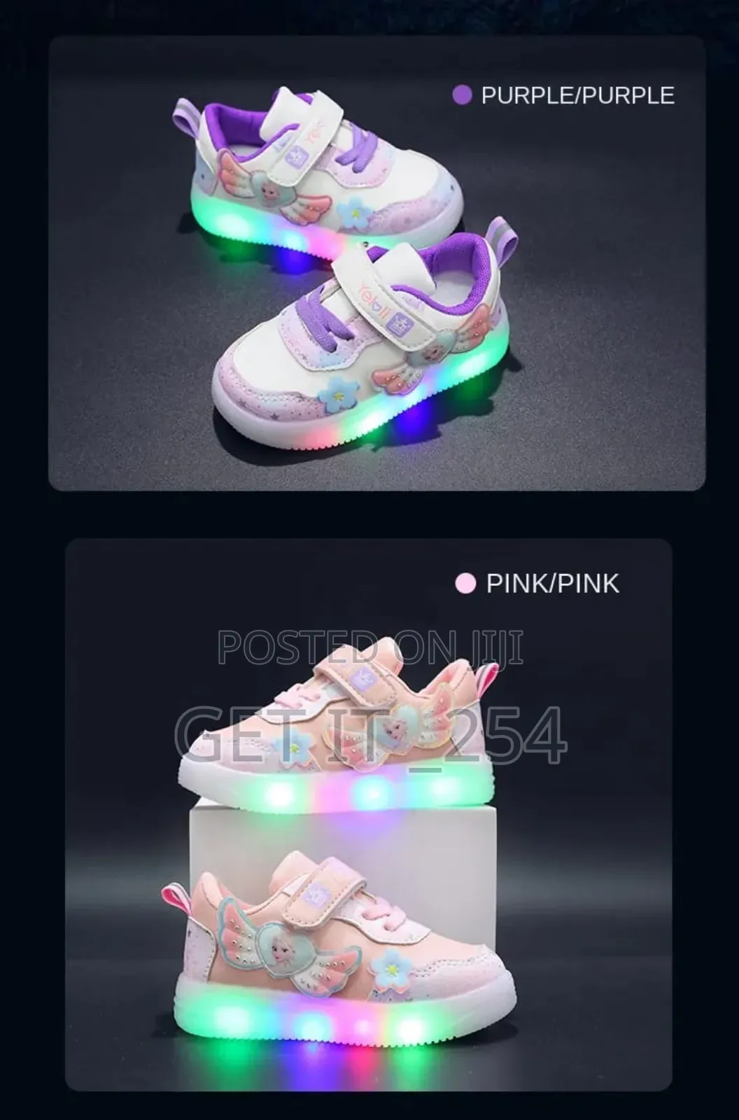 *Fancy LED Girls Sneakers* *Sizes:21,22,23,24,25,26,27