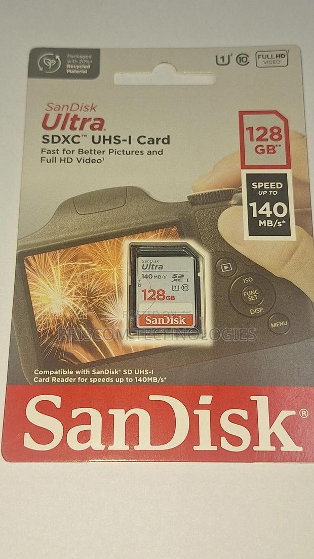 128gb Sandisk Ultra SDXC Memory Card - thumbnail 4