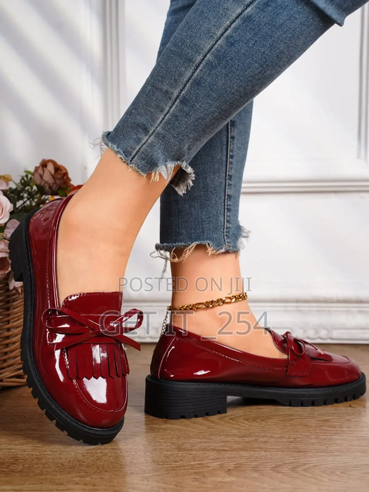 *Restocked* *Wet Look Brouges* *Sizes 37,38,39,40,41,4