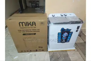 Washing Machine Mika 8kgs Semi Automatic Twin Tub Top Load