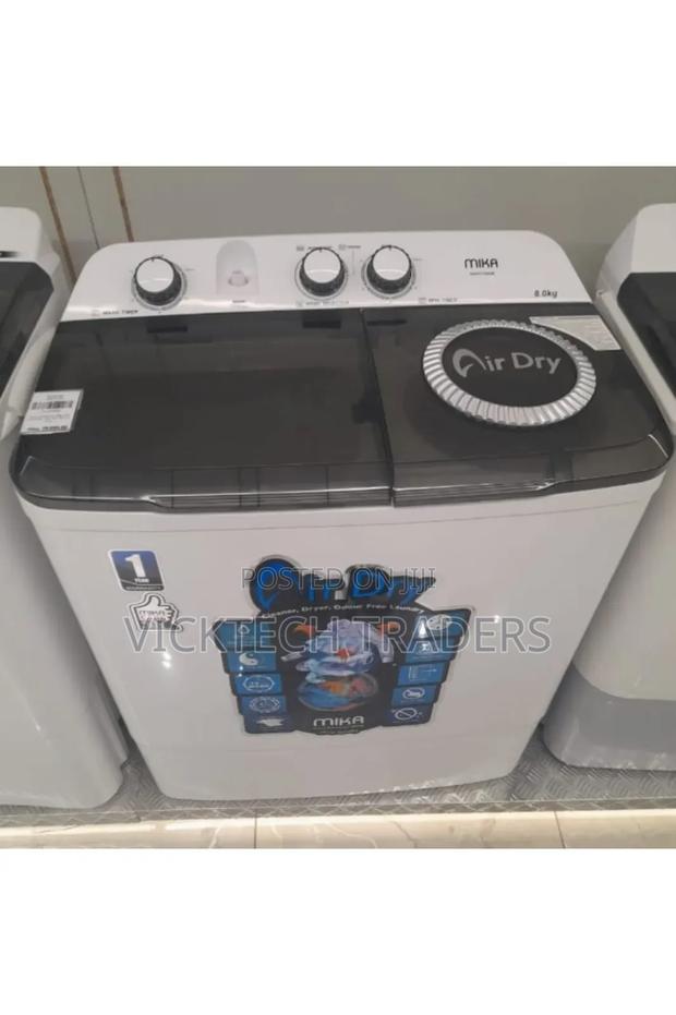 Washing Machine, Mika 8kgs Twin Tub