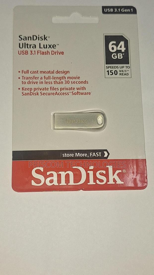 64GB Sandisk Ultra Luxe 3.1 Flash Drive Disk - thumbnail 2