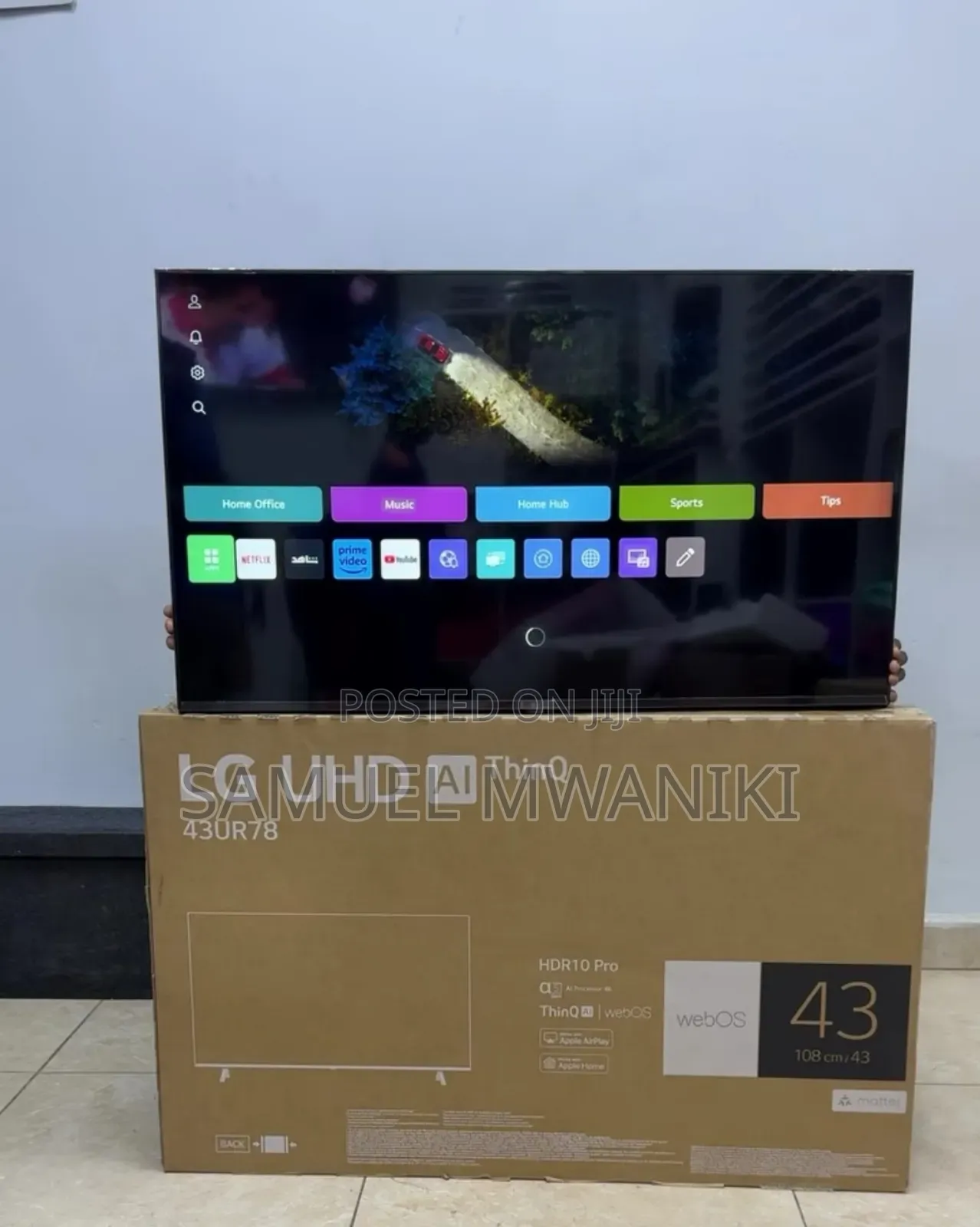 Lg 43′′ Uhd Smart Webos Tv Ur78 New Model