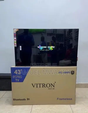 Vitron 43′′ Frameless Smart Android FHD Tv Bluetooth Enabled