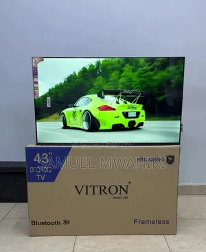 Vitron 43′′ Frameless Smart Android FHD Tv Bluetooth Enabled