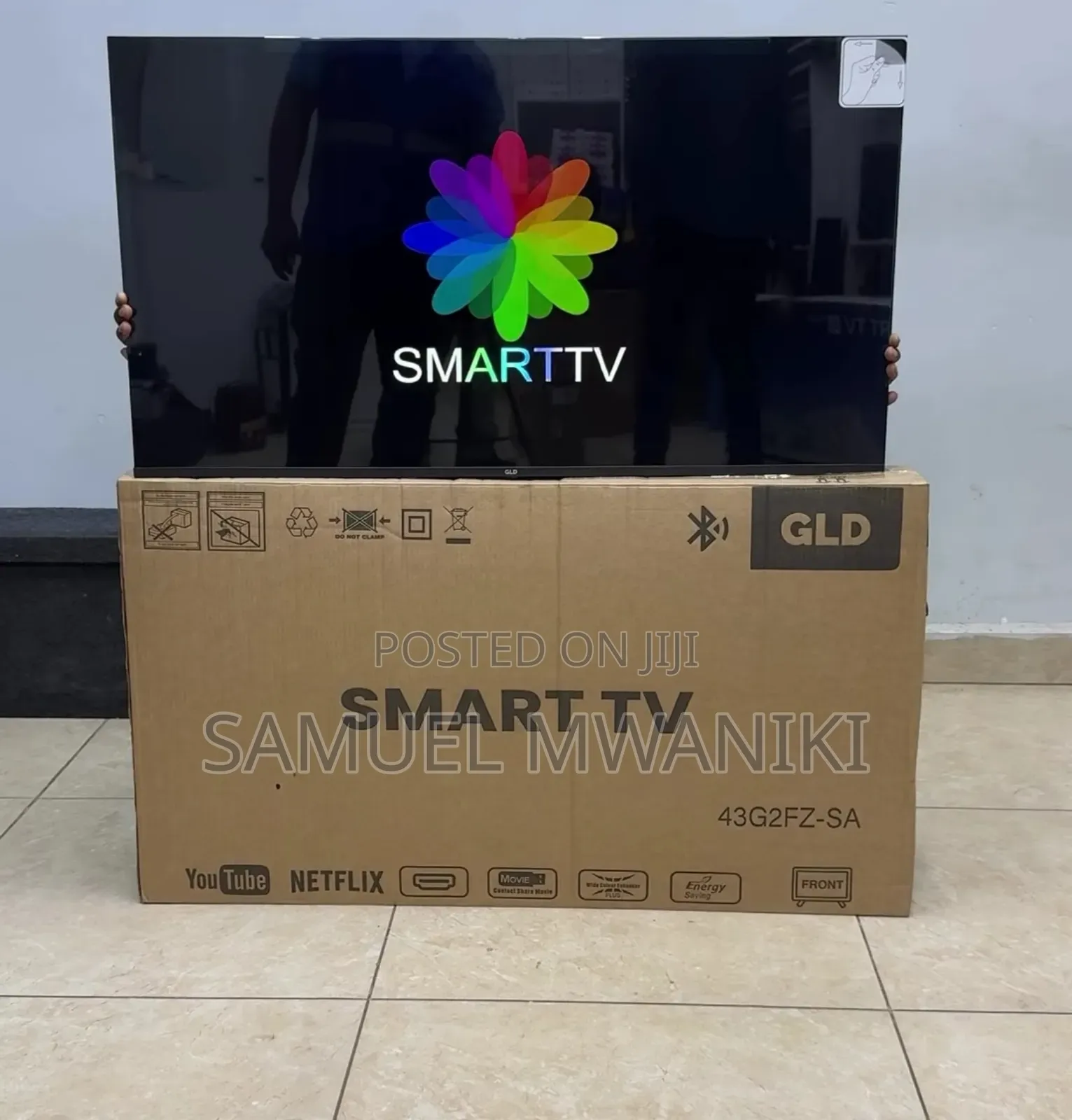 GLD 43" Smart Android TV Frameless Design FHD Display