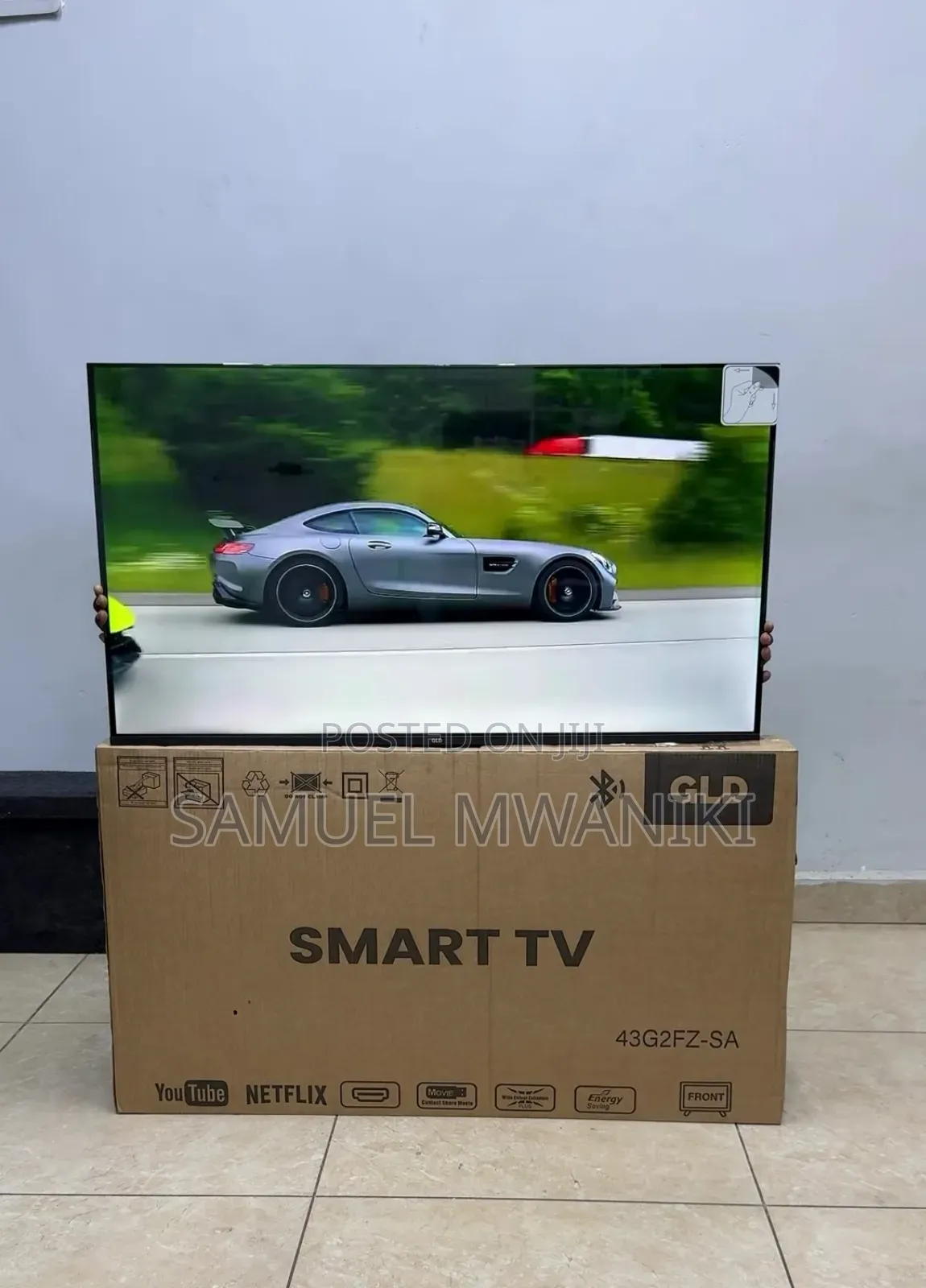 GLD 43" Smart Android TV Frameless Design FHD Display