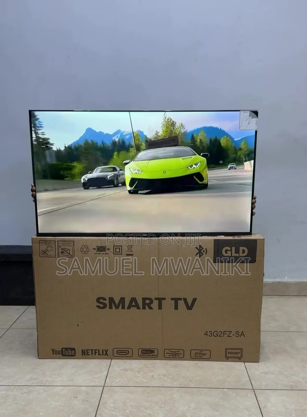 GLD 43" Smart Android TV Frameless Design FHD Display