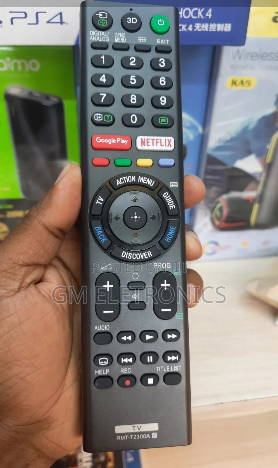 Universal Remote RMT-TZ300A for Sony Smart Android Tvs.