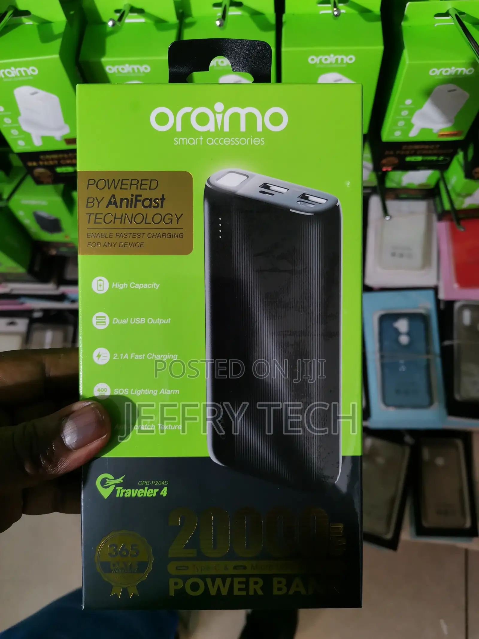 Oraimo Traveler 4 20000mah Power Bank (OPB-P204D)