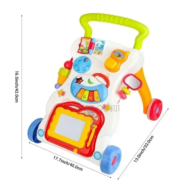 Multifunctional Kids' Push Walker – Playtime Learning Comb