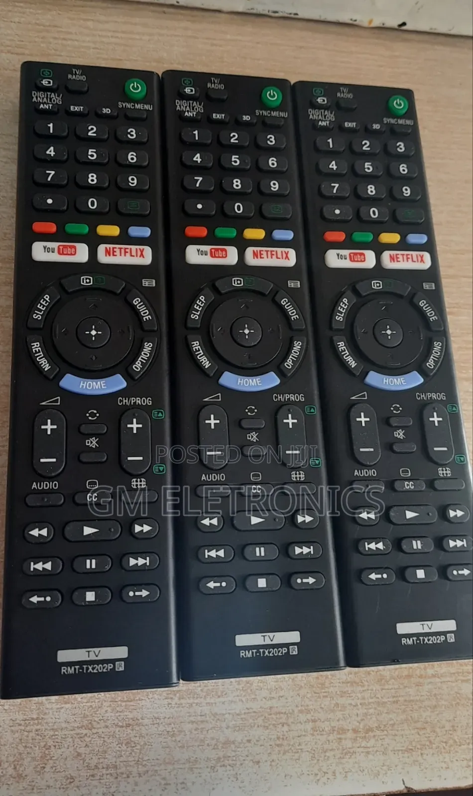 New RMT-TX202P Replaced Remote Fit for Sony BRAVIA Tvs.