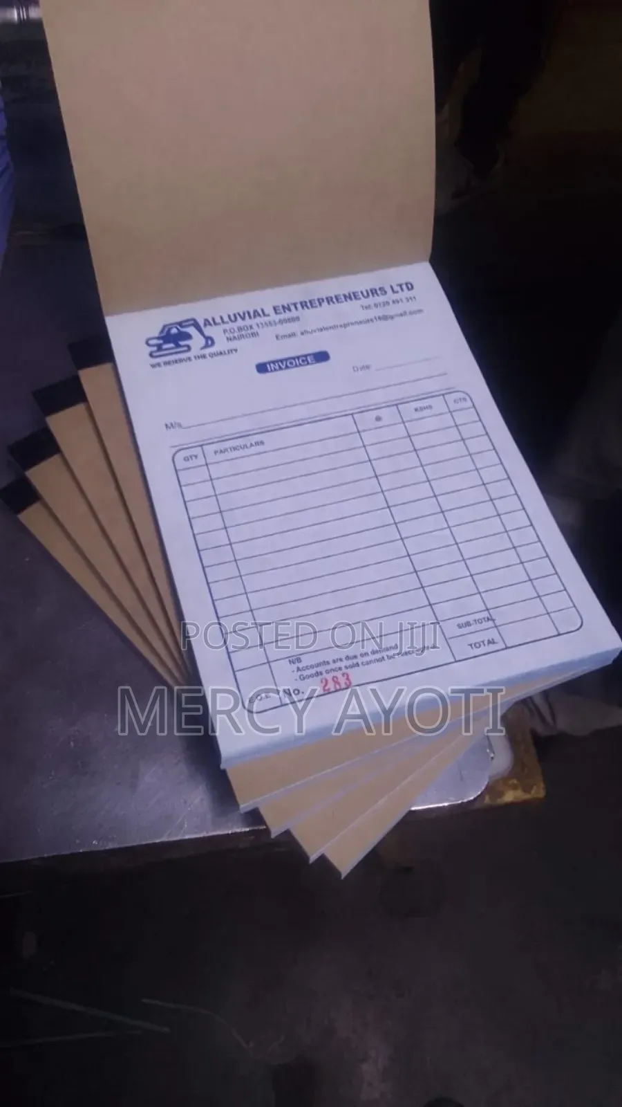 Receipt Book
