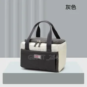 *Portable Multiple Pockets Women Lunch Bag