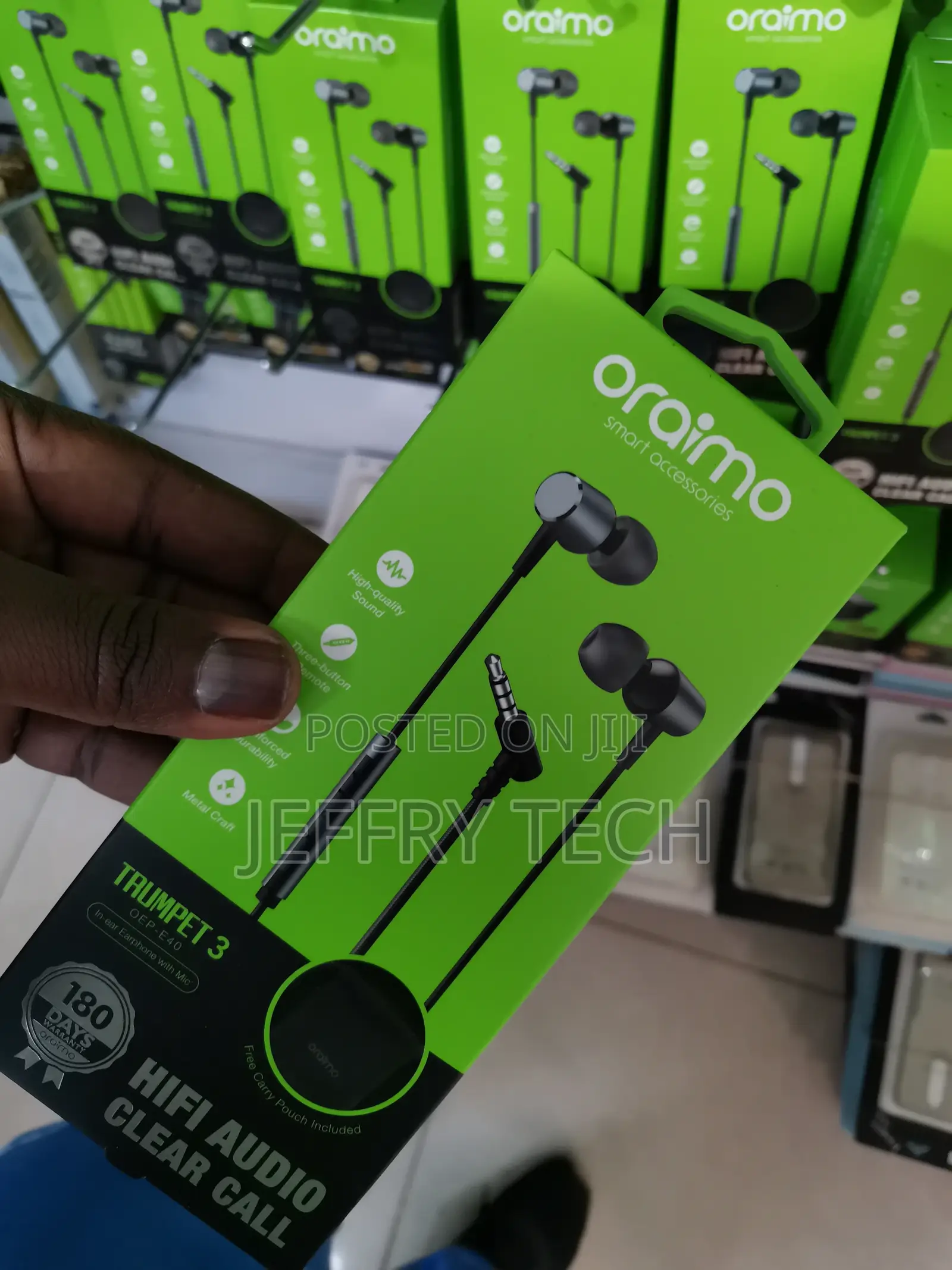 Oraimo Earphones Oep-E40 Black