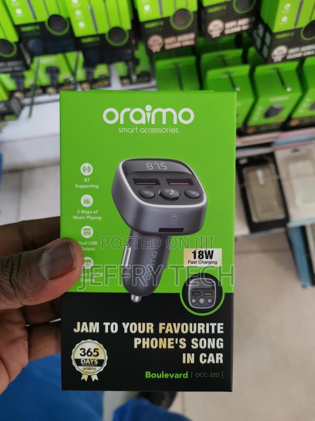 Oraimo Car Charger Dark Chrome OCC-32D