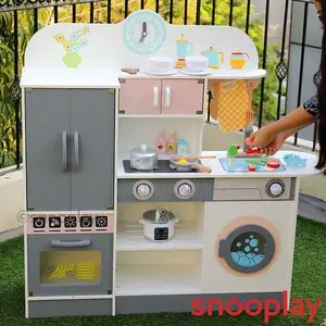 Kids' Wooden Kitchen Set – Perfect for Pretend Play