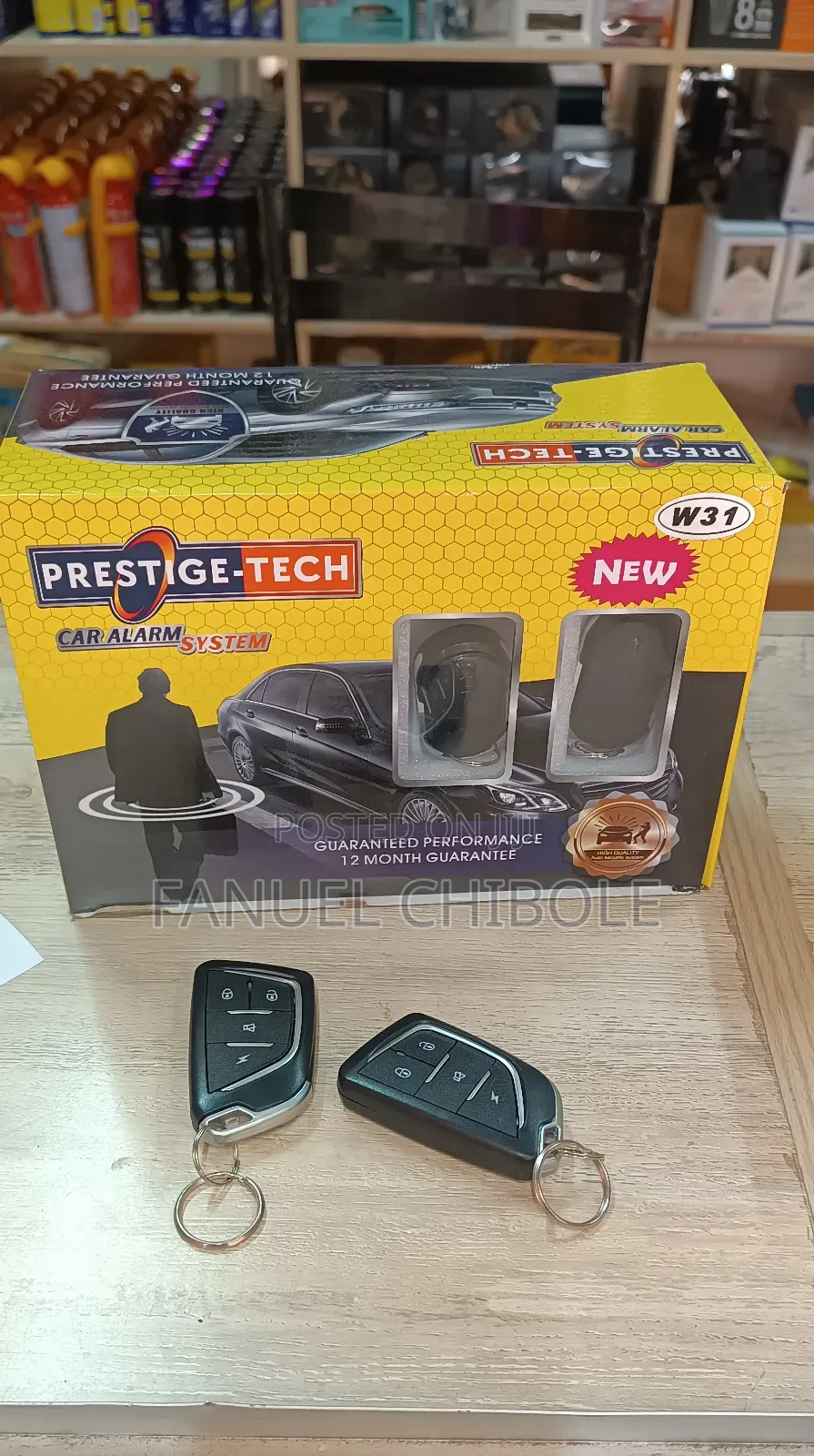 Universal Prestige-Tech Car Alarm,Free Installation