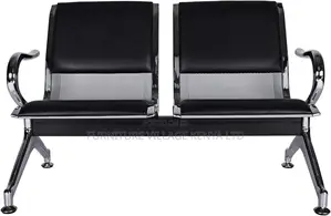 2 Seat Reception Chairs; Two Link Office Padded Bench