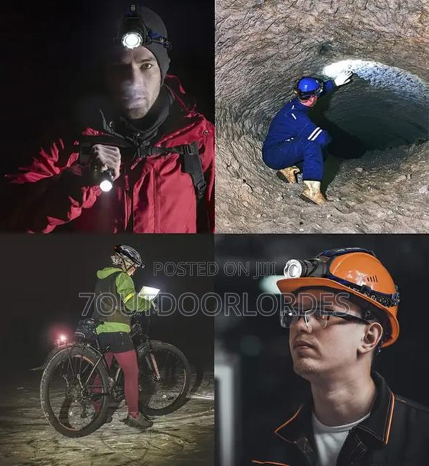 Waterproof Rechargeable White UV Headlamp - thumbnail 8
