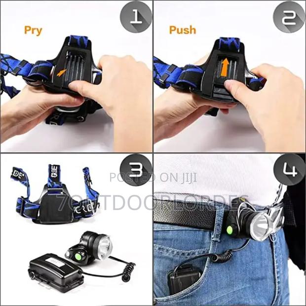 Waterproof Rechargeable White UV Headlamp - thumbnail 14