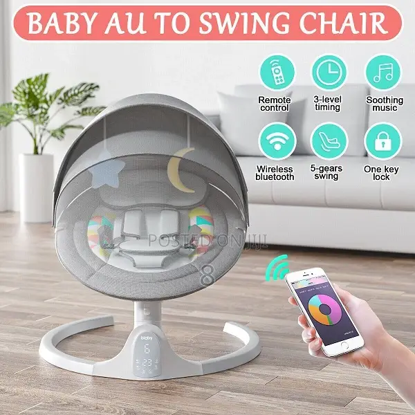 Baby Electric Swing With Bluetooth Melodies – Soothing Com