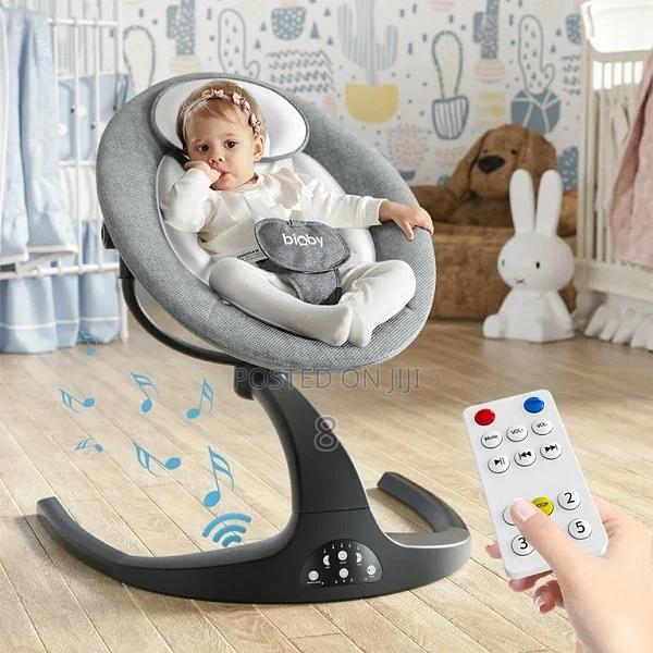Gentle Baby Swing With Bluetooth Connectivity Calming Tune