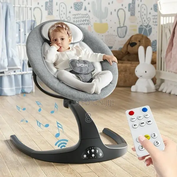 Gentle Baby Swing With Bluetooth Connectivity Calming Tune