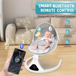 Interactive Baby Electric Swing – Bluetooth Melodies for C