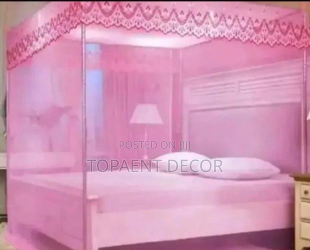 Pink Four Stand 4 by 6 Mosquito Net - main view