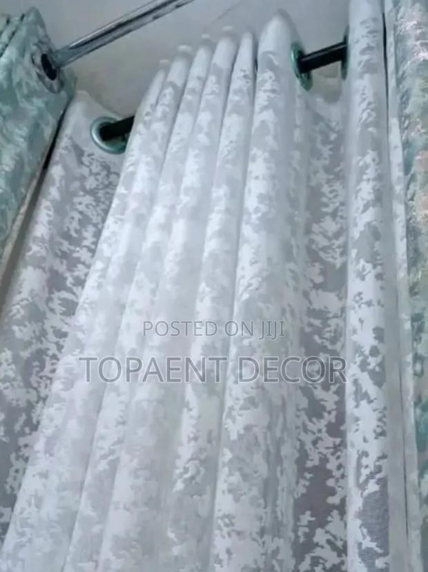 White Classy Ring Window Sheers - main view