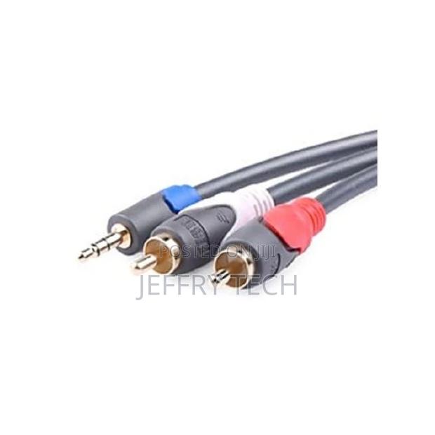 RCA to Audio Pc Cable 3M - Black - main view