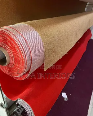 Beige and Red Delta Wall to Wall Carpets Supply and Fitting