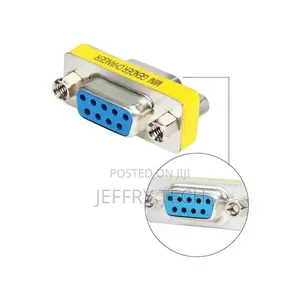 DB9 9 Pin Female to Female Adapter Converter