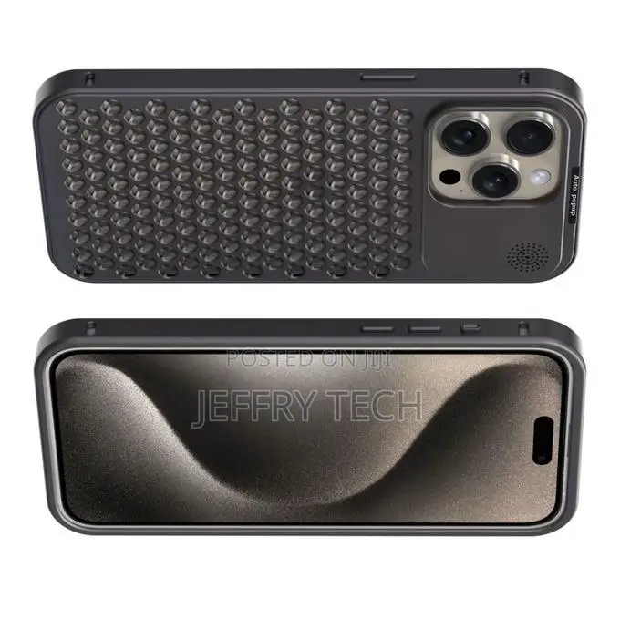 R-Just Metal Cooling Phone Case for iPhone 15 Pro Max