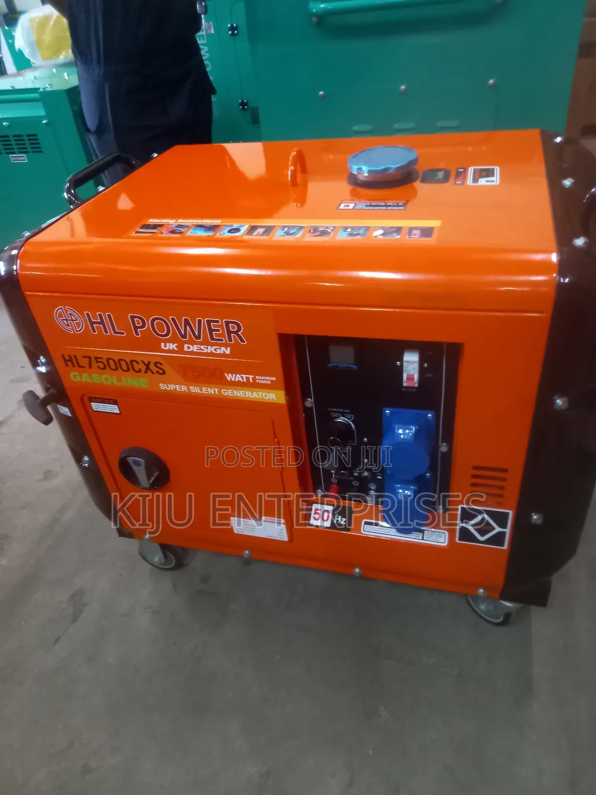 7.5hp Petrol Powered Silent Generator Available