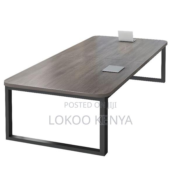 Office Table:2400mm Wooden Top Conference Office Table - thumbnail 6