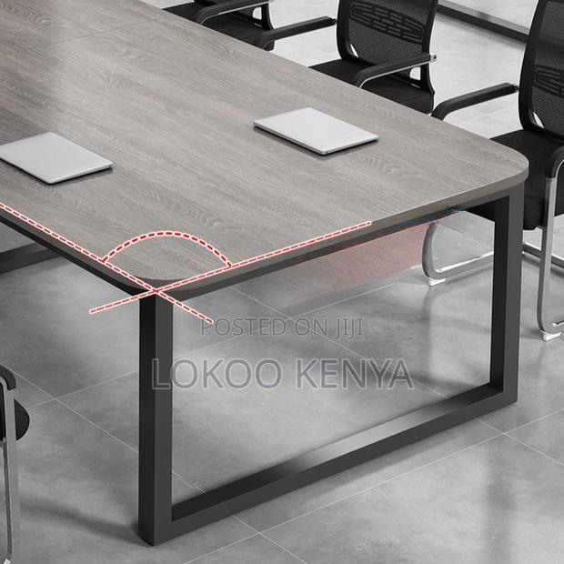 Office Table:2400mm Wooden Top Conference Office Table - thumbnail 4