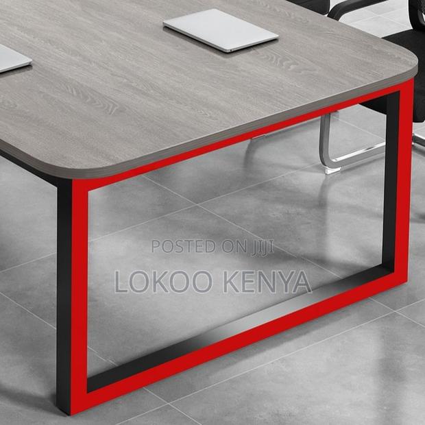 Office Table:2400mm Wooden Top Conference Office Table - thumbnail 7