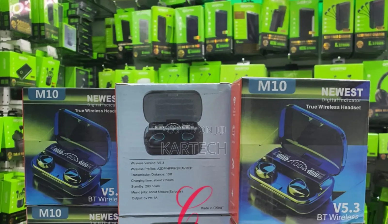 M10 True Wireless Headset 5hrs Playtime Earbuds