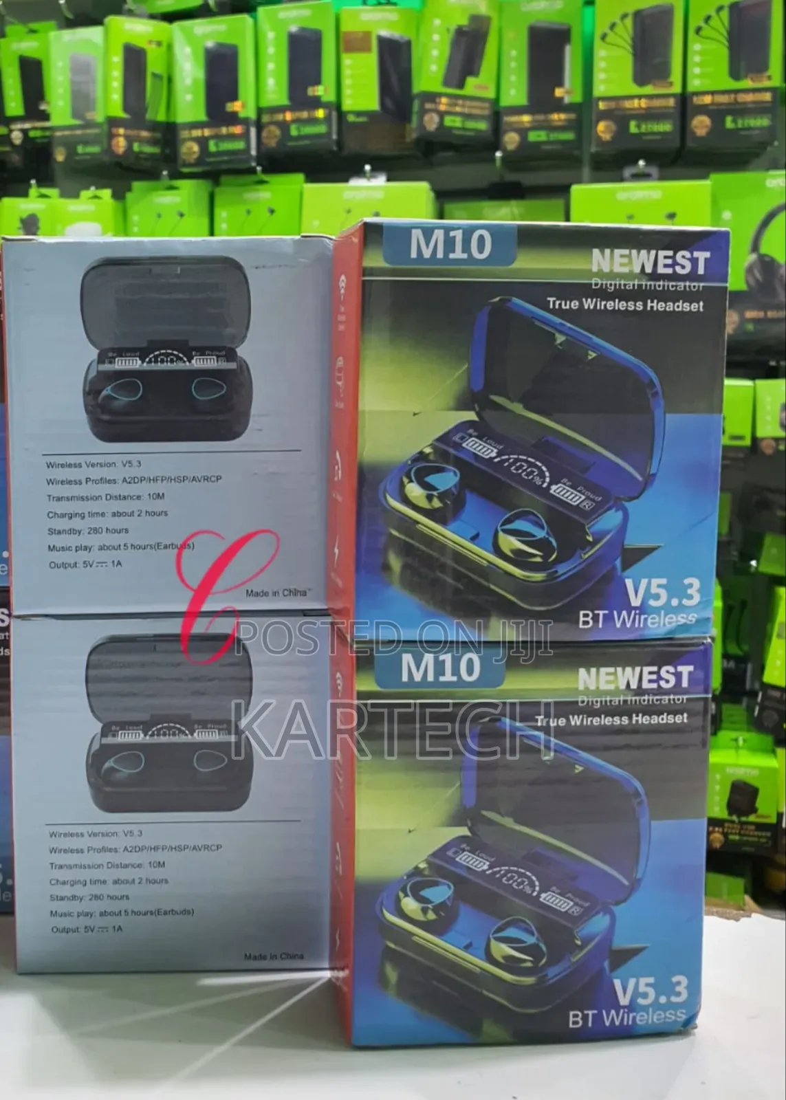 M10 True Wireless Headset Earbuds