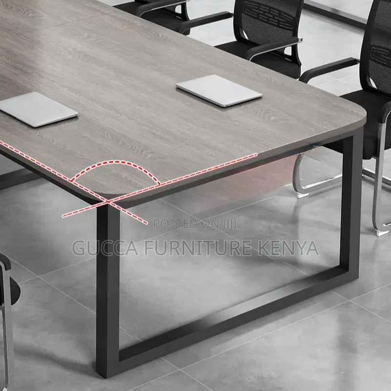 Office Table: 2400mm Rectangular Wooden Conference Table
