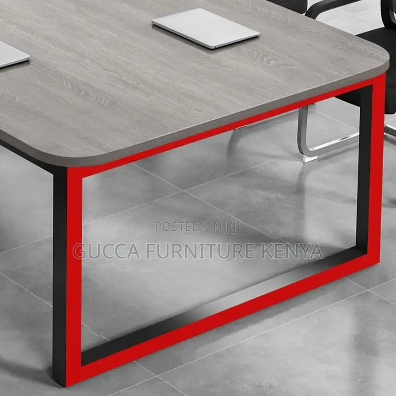 Office Table: 2400mm Rectangular Wooden Conference Table