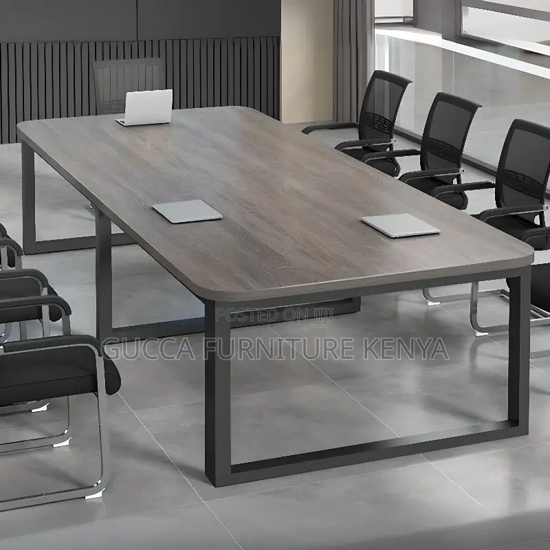 Office Table: 2400mm Rectangular Wooden Conference Table