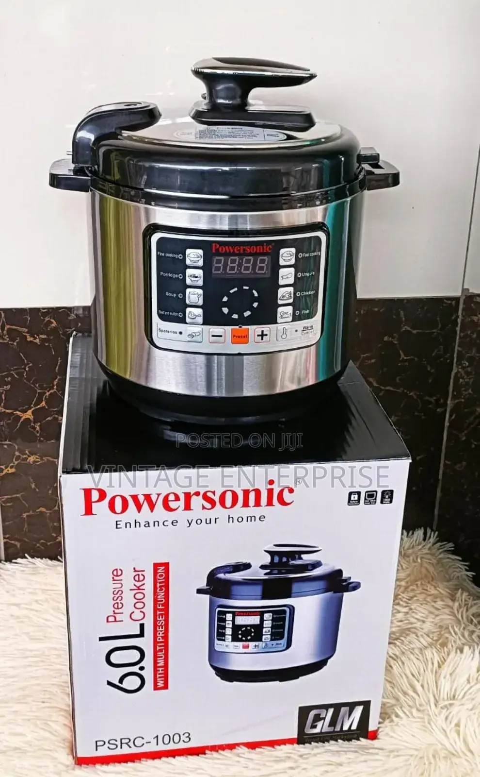 *6litres Powersonic Pressure Cooker"*