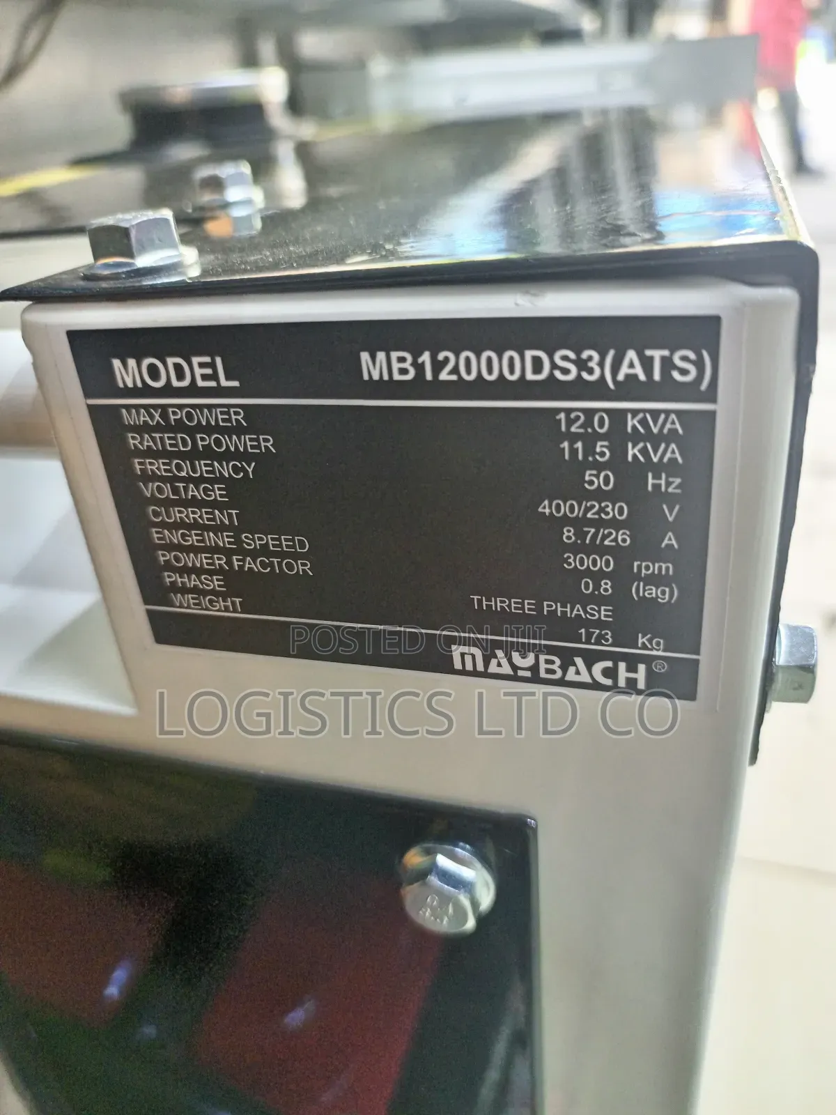 Maybach Three Phase Mb12000d 12kva Diesel Silent Generator