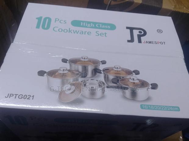 Jampesport 10pcs High Class Stainless Steel Cookware Set - thumbnail 2