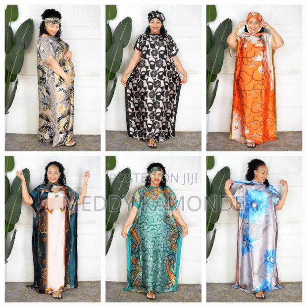 Multicolour Free Size Silk Deras - thumbnail 2